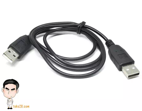 Jual kabel USB male to male
