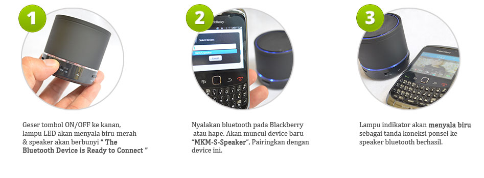 Cara pairing speaker bluetooth dengan blackberry