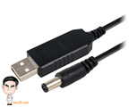 Kabel konverter USB 5V to DC 12 Volt Murah