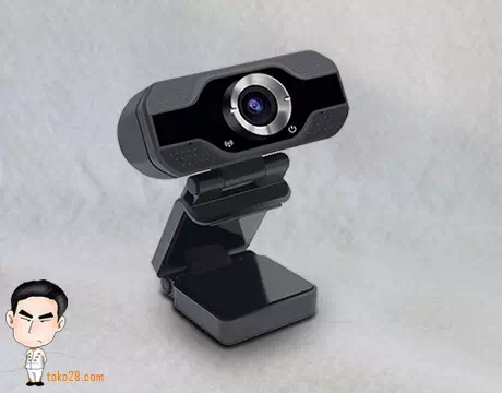 Webcam 1080p, 30fps, sudut 85 derajat lebarw