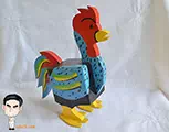Celengan kayu model ayam