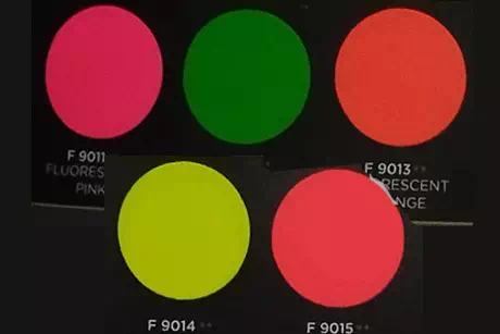 Katalog warna Diton fluorescent color