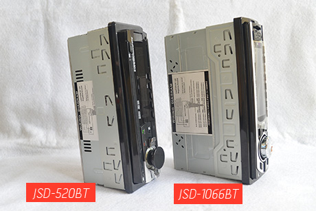 Perbedaan headunit JSD 520BT dengan JSD 1066BT