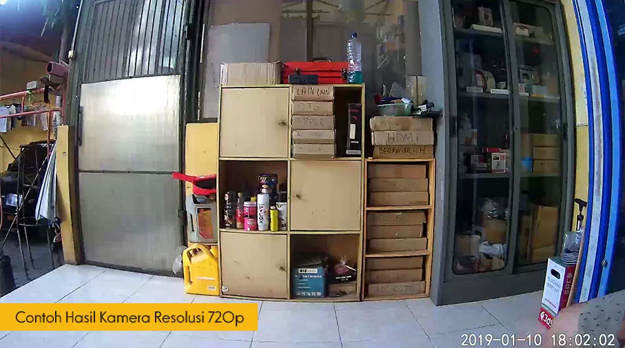 Contoh gambar kamera CCTV 720p