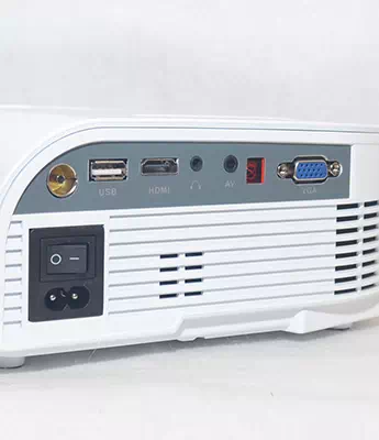 Proyektor HDMI, VGA, USB, RCA dan TV Tuner