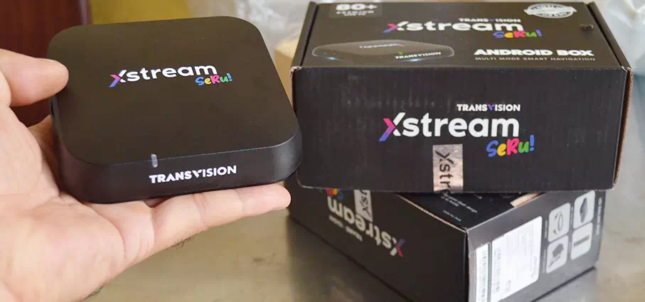 Review Android TV Box Transvision Xstream Seru