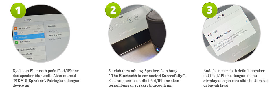 Cara pairing speaker bluetooth dengan iPhone atau iPad