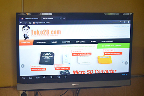 Alat untuk internet tv android